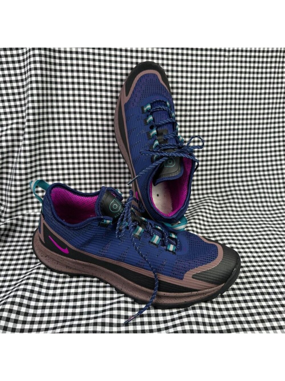 Nike ACG Air Nasu Coastal Blue Void Vivid Purple Men’s Size 11 Trail Shoes